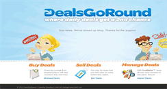 Desktop Screenshot of dealsgoround.com